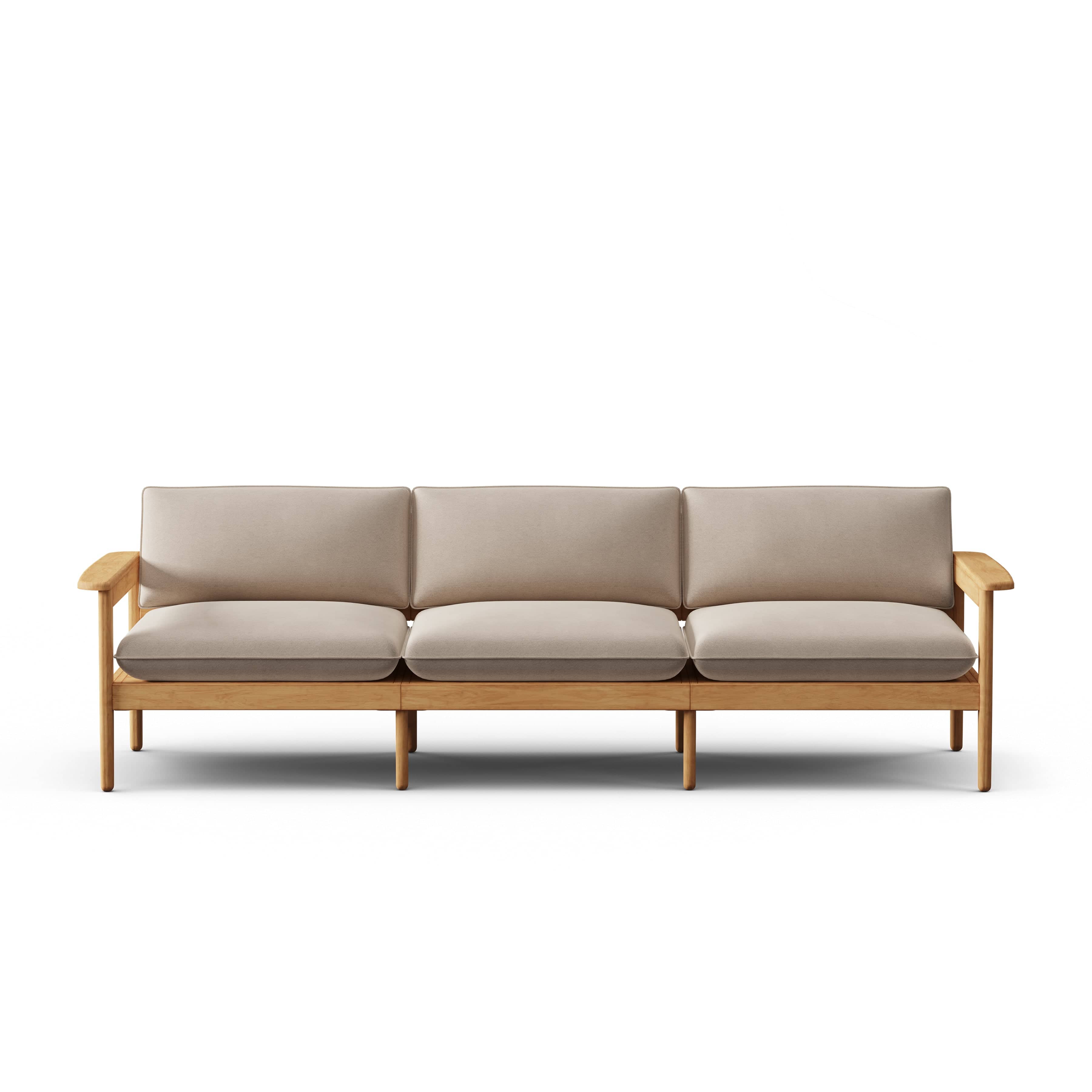 Dunes Teak 3-Seat Sofa