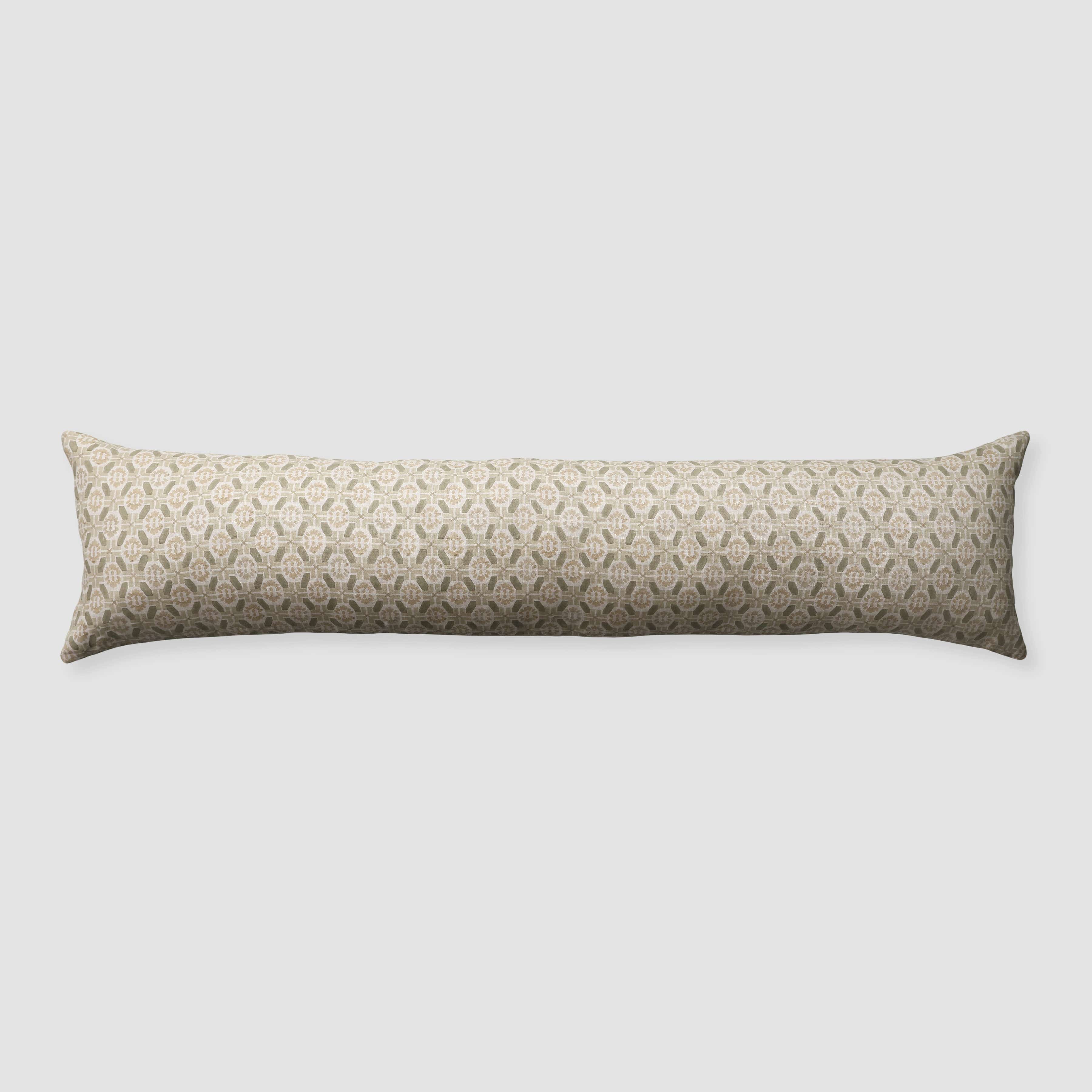 Ayana Block Print Lumbar Pillow