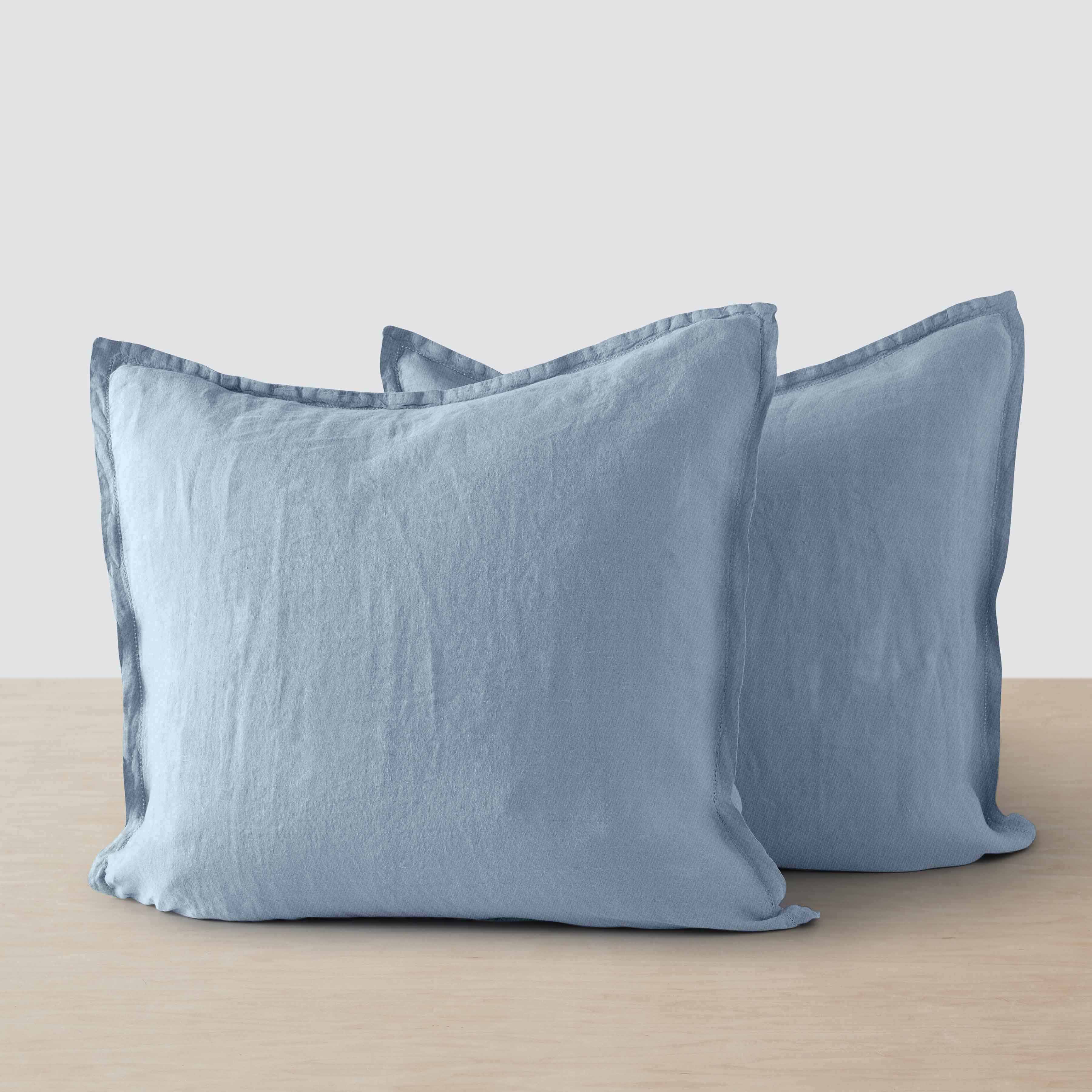 Stonewashed Linen Euro Shams