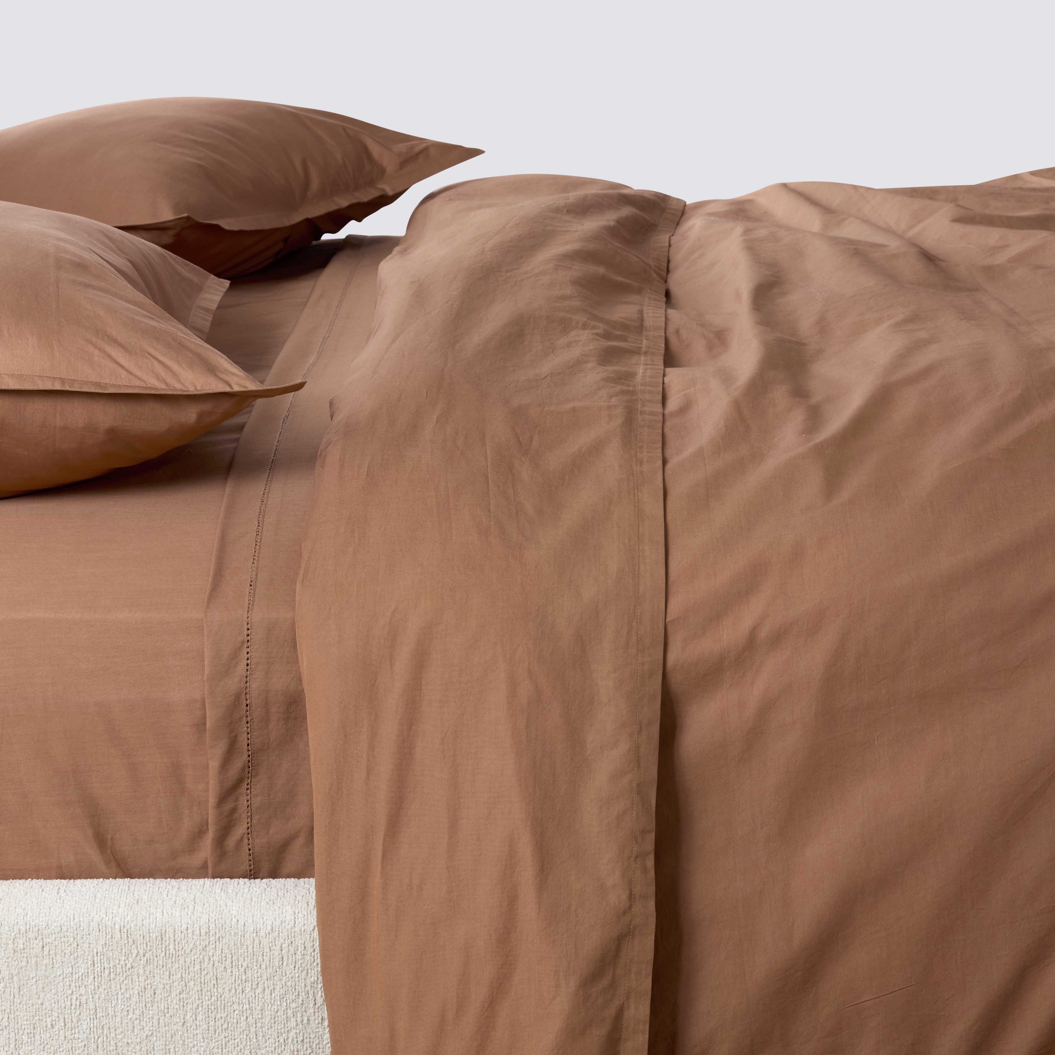 Stonewashed Organic Cotton Percale Duvet Cover