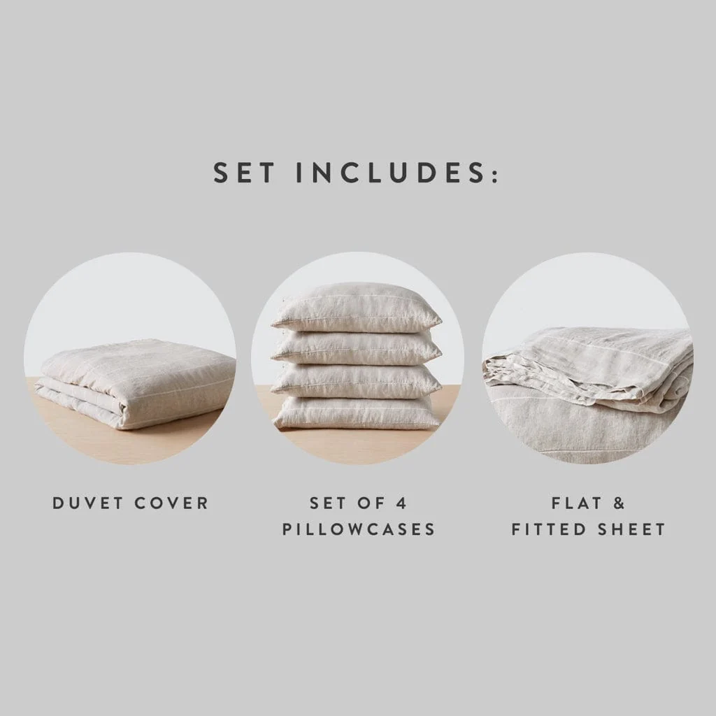 Stonewashed Linen Bed Bundle - Image 30
